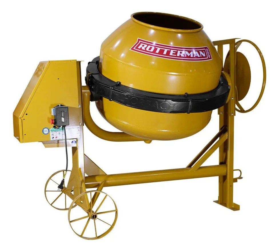 Betoneira 400 Litros Com Motor E Chave Elet. Nr12 Rotterman 5522