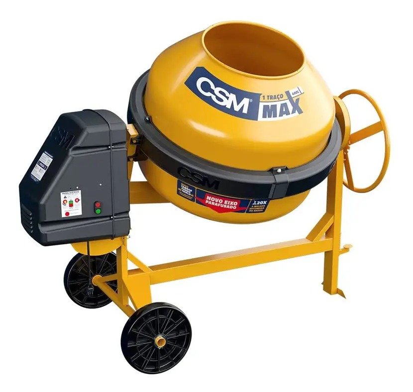 Betoneira 400l Max 1 Traco Mono Csm 71000201 6663